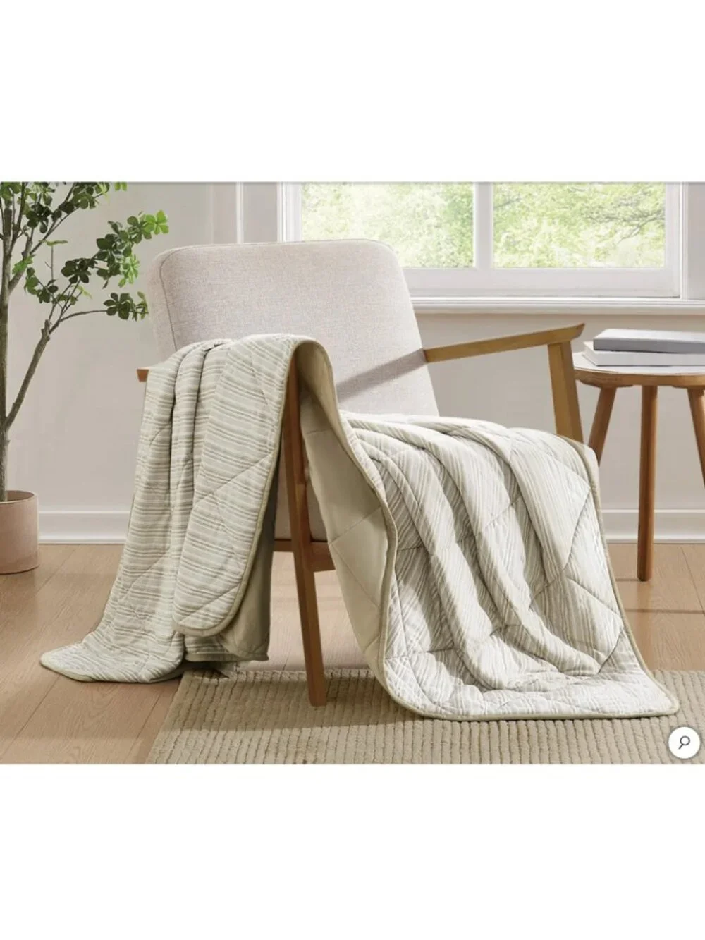 Cooling Throw Blanket Reversible Tan 60